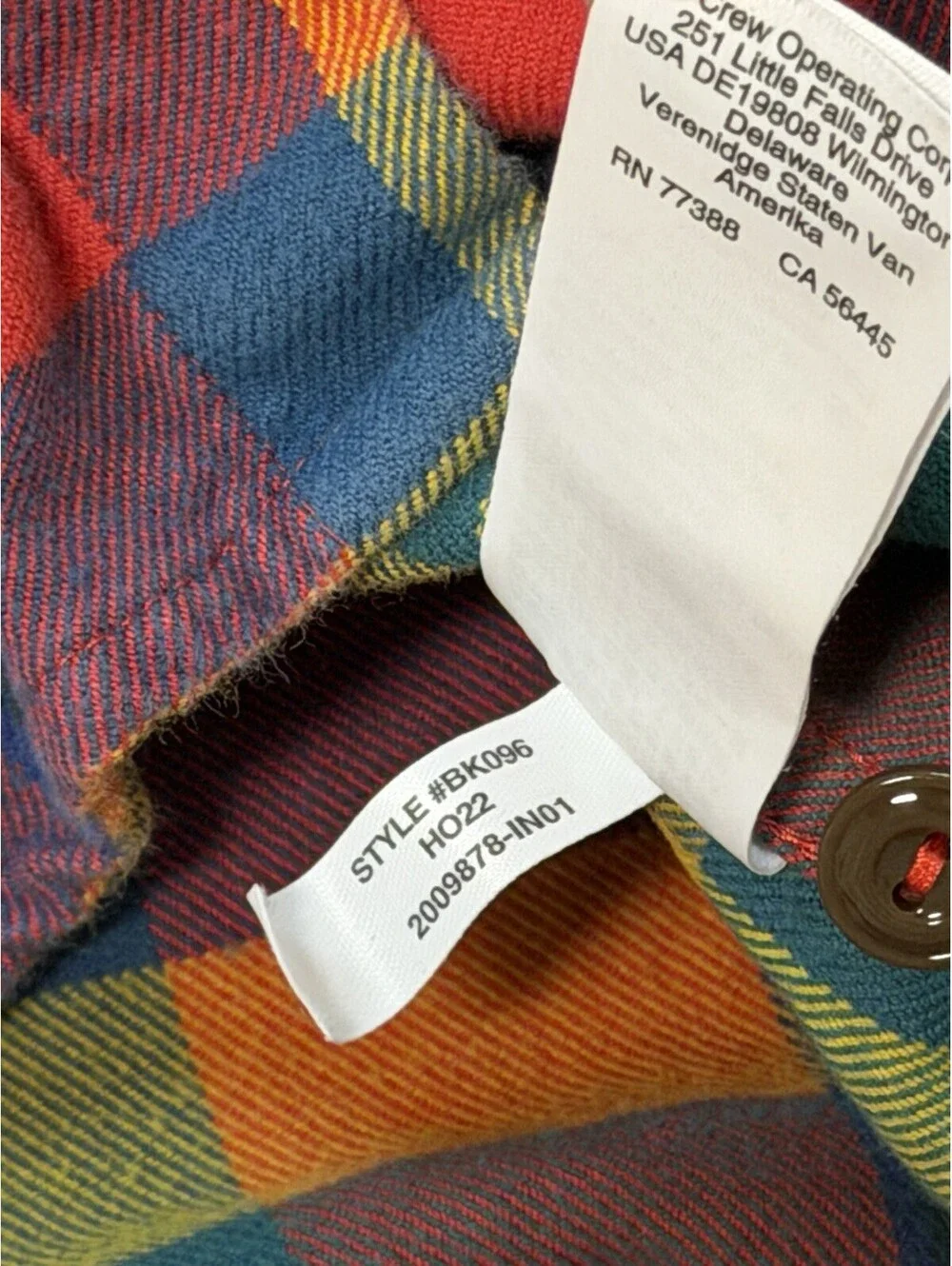 J.Crew Mid-Weight Flannel Shirt Men’s Medium Slim Plaid Button Front Cotton
